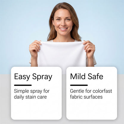 JAKEHOE Stain Remover Spray: Gently cleans stubborn stains on clothes, leaves a pleasant fragrance, and is easy to use.