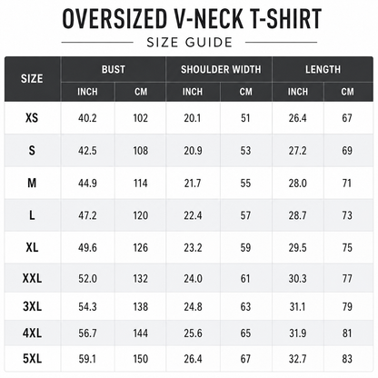 Oversized V-Neck Tunic Top